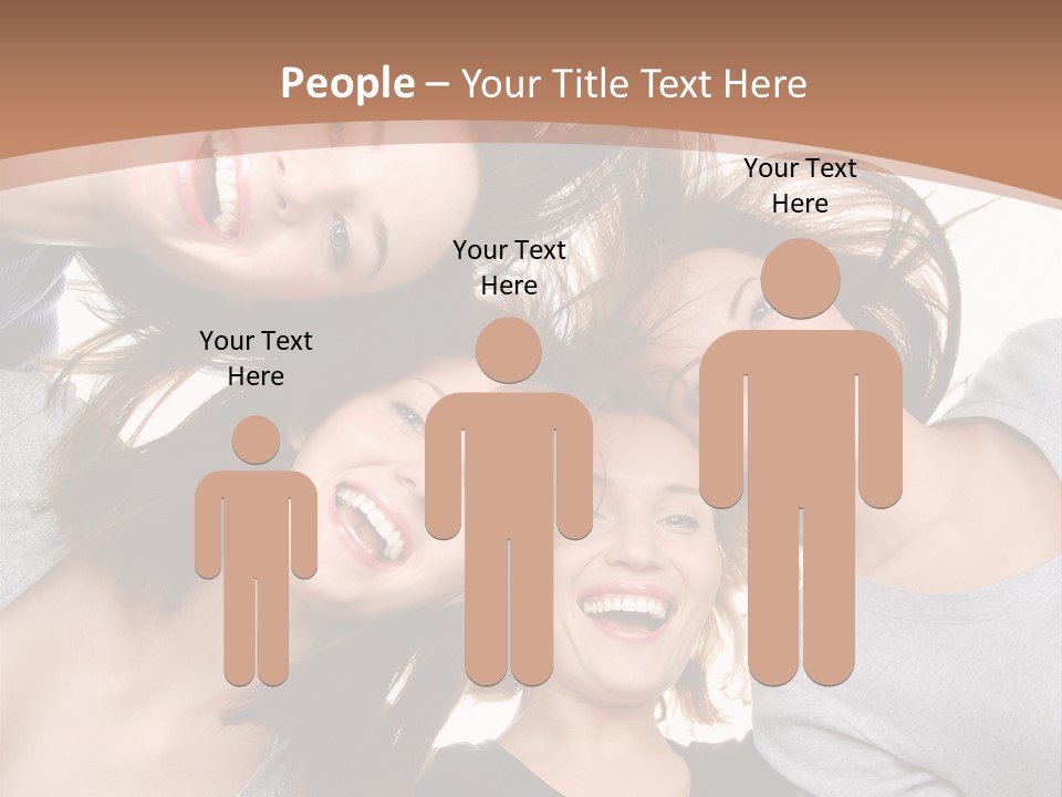 Isolated Togetherness Friendship PowerPoint Template