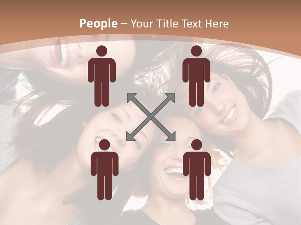 Isolated Togetherness Friendship PowerPoint Template