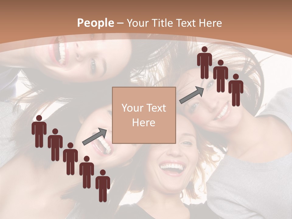 Isolated Togetherness Friendship PowerPoint Template