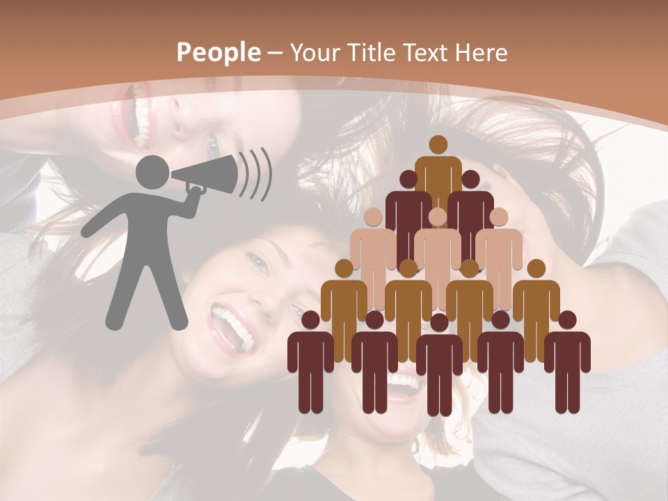 Isolated Togetherness Friendship PowerPoint Template