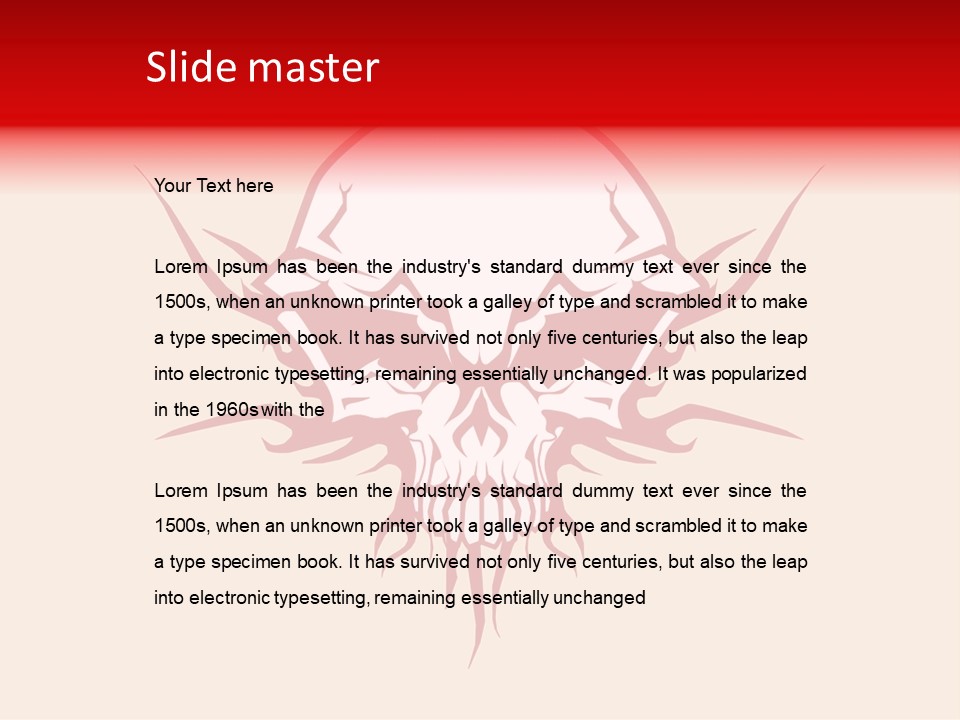 Anatomy Sign Graphics PowerPoint Template