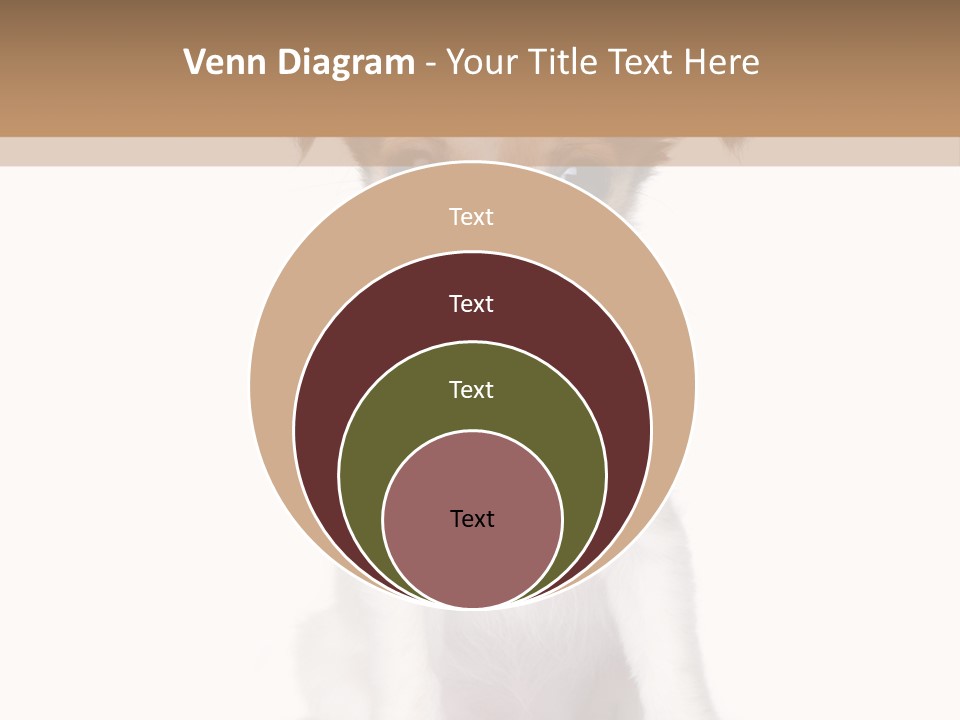 White Staring Sitting PowerPoint Template
