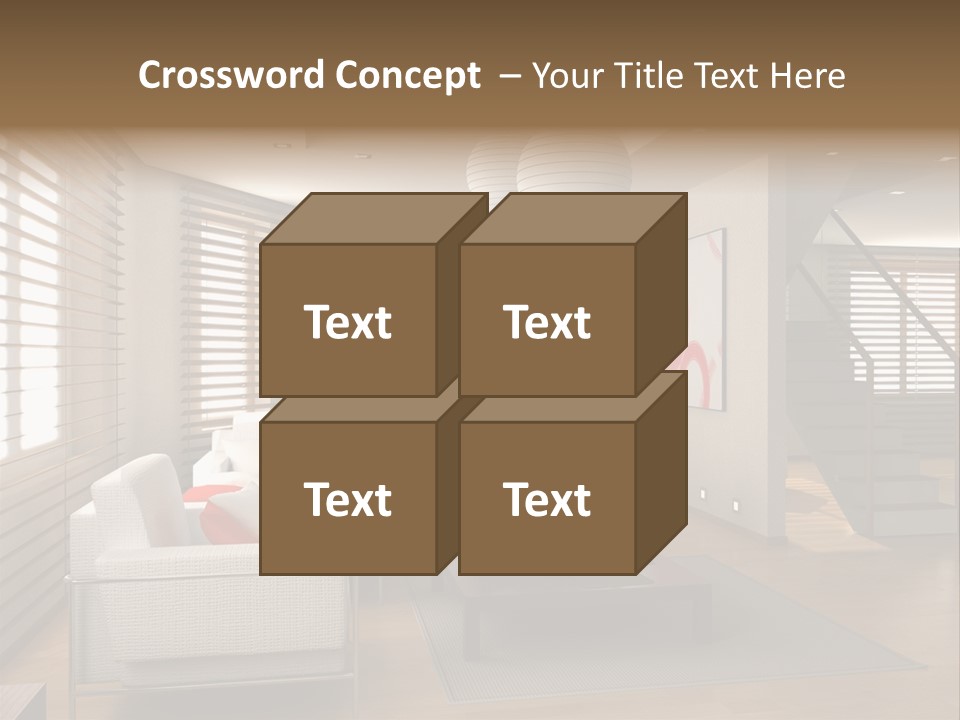 Colorful Abstract Basket PowerPoint Template