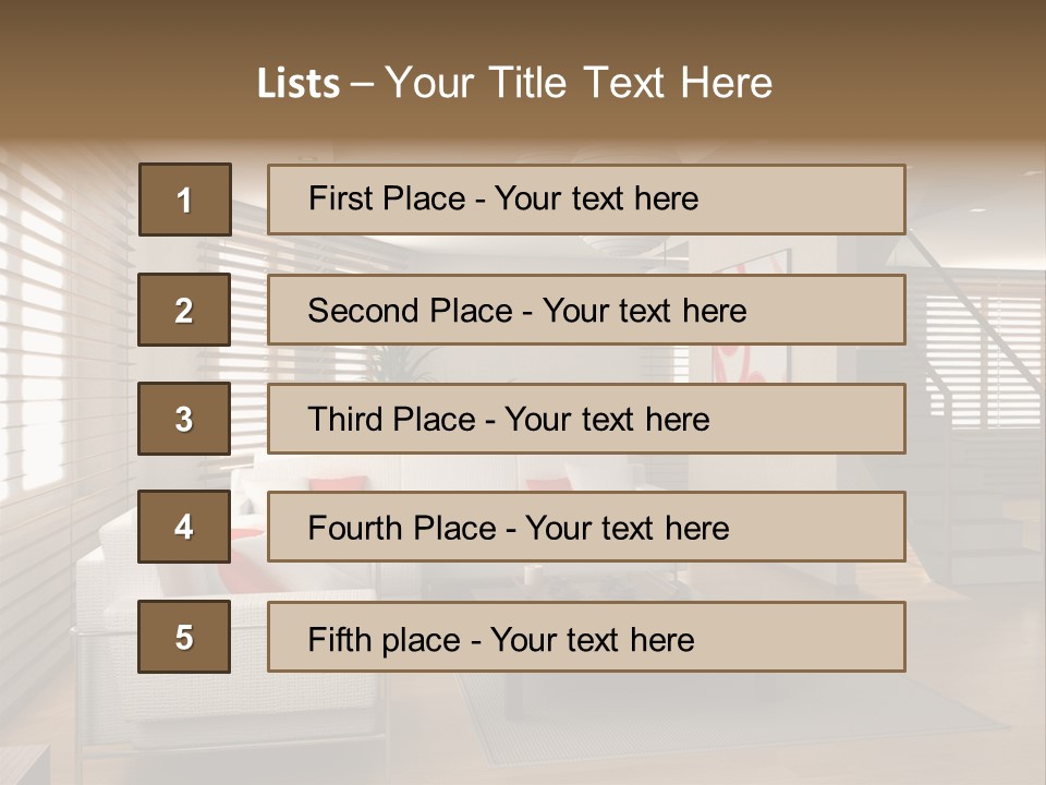 Colorful Abstract Basket PowerPoint Template