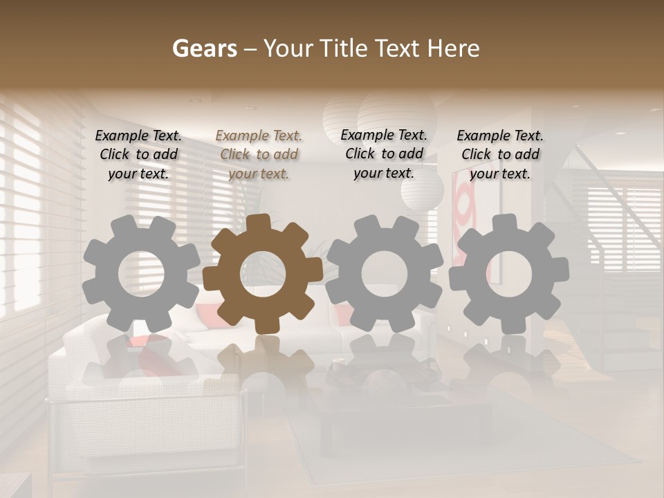 Colorful Abstract Basket PowerPoint Template