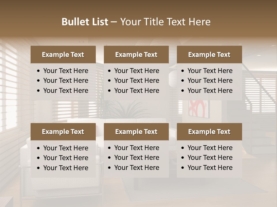 Colorful Abstract Basket PowerPoint Template