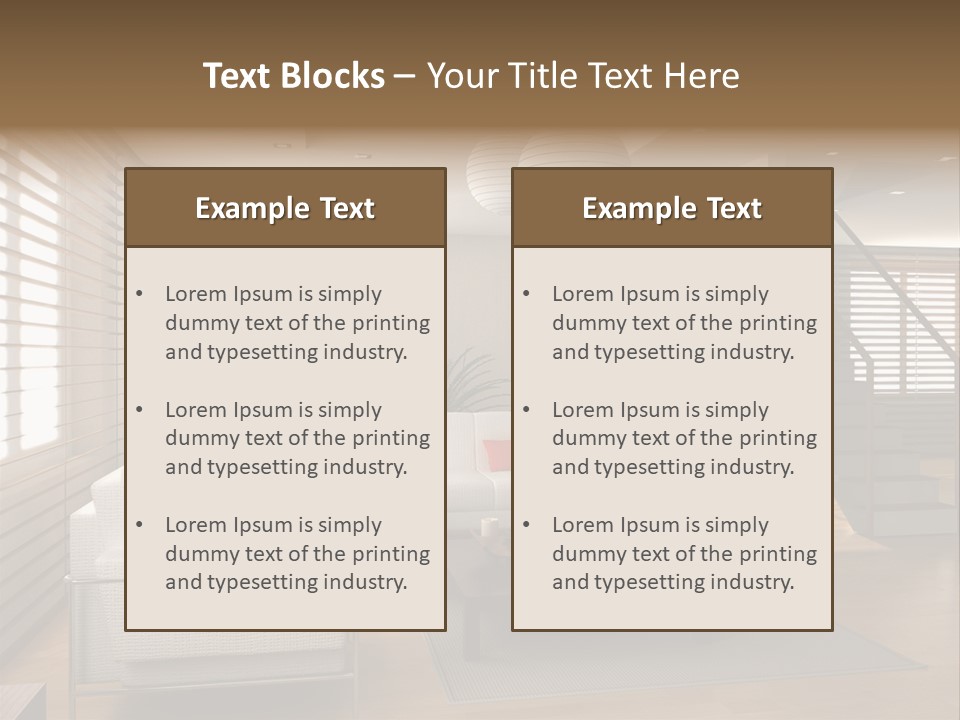 Colorful Abstract Basket PowerPoint Template