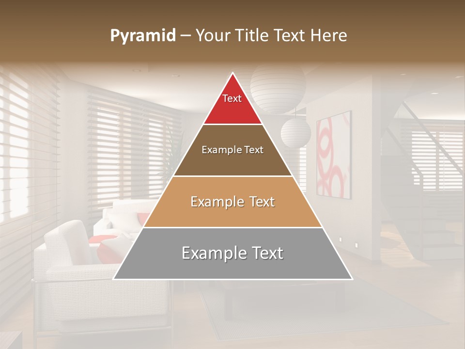 Colorful Abstract Basket PowerPoint Template