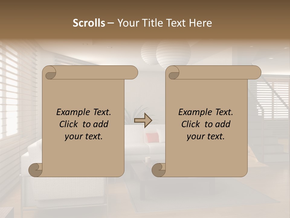 Colorful Abstract Basket PowerPoint Template
