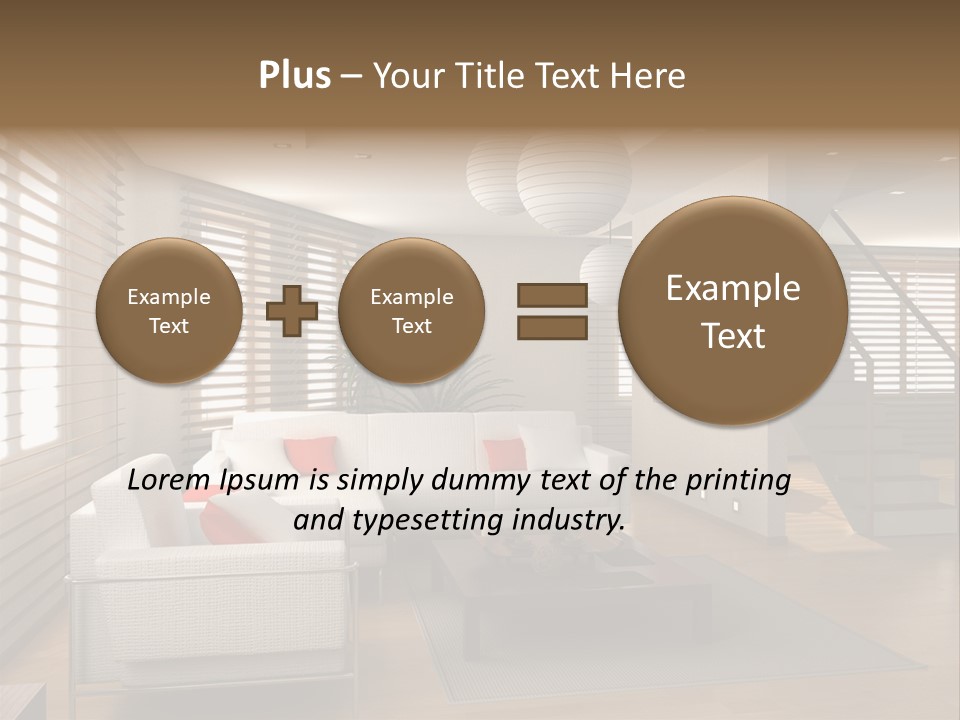 Colorful Abstract Basket PowerPoint Template