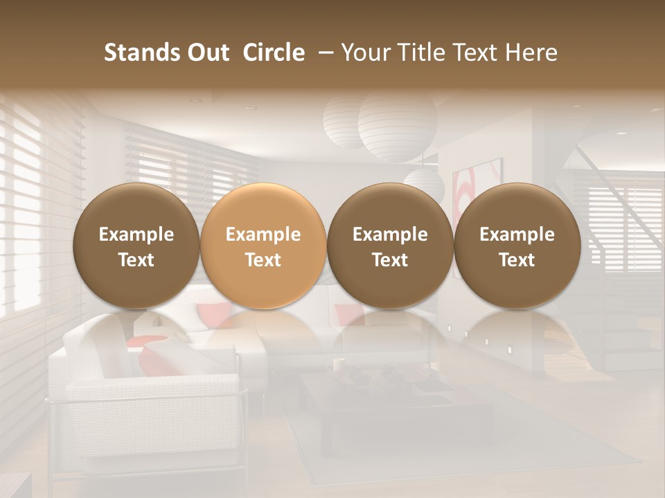 Colorful Abstract Basket PowerPoint Template