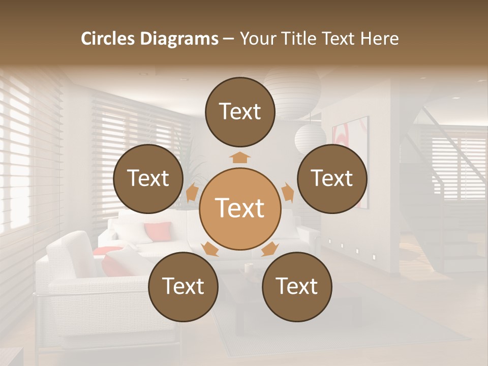 Colorful Abstract Basket PowerPoint Template