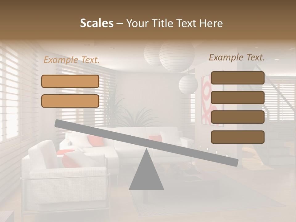 Colorful Abstract Basket PowerPoint Template