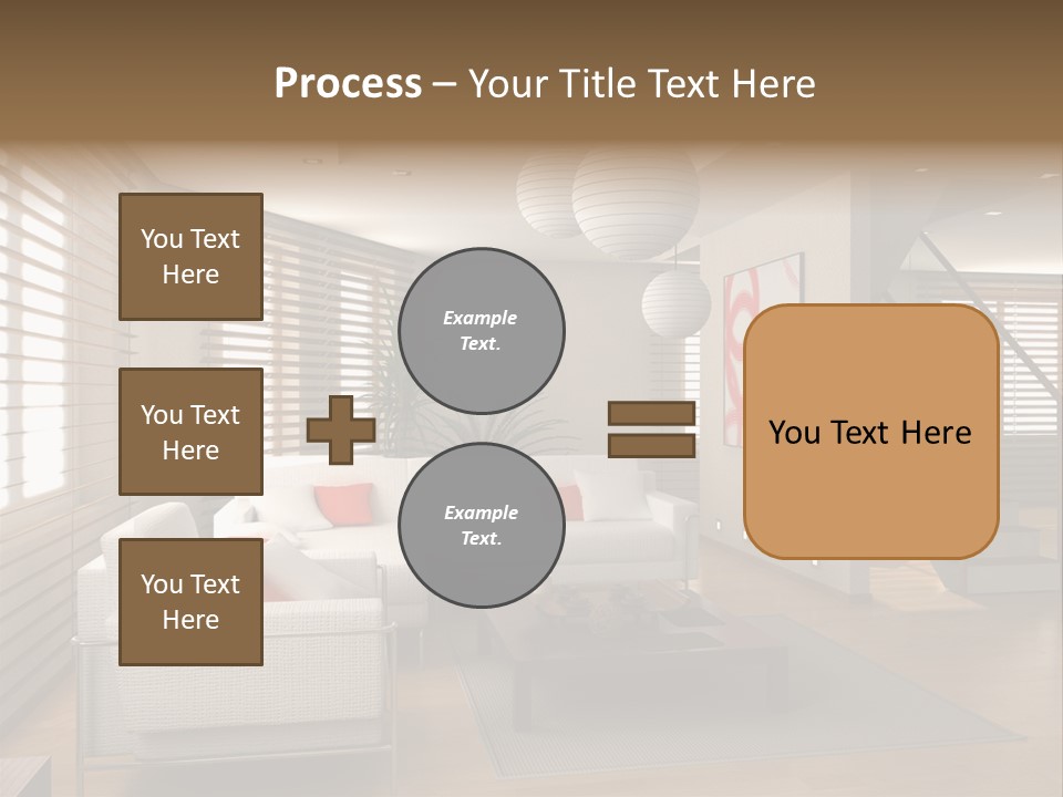 Colorful Abstract Basket PowerPoint Template