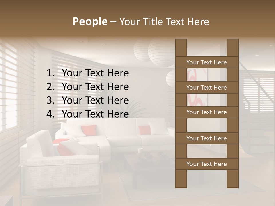 Colorful Abstract Basket PowerPoint Template