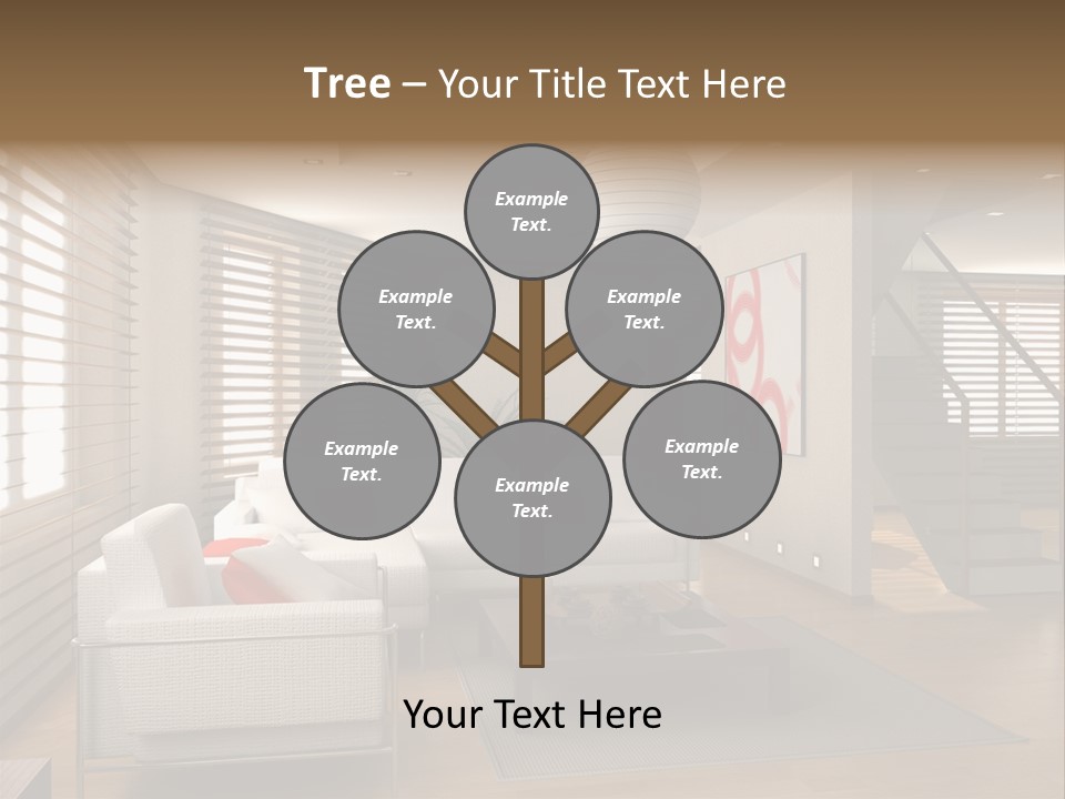 Colorful Abstract Basket PowerPoint Template