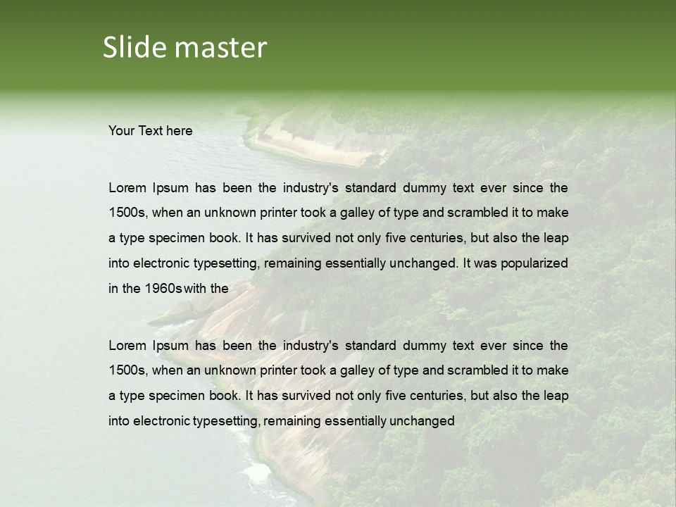 Skyline Water Janeiro PowerPoint Template