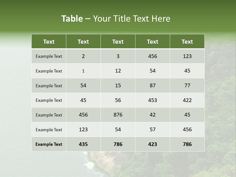 Skyline Water Janeiro PowerPoint Template