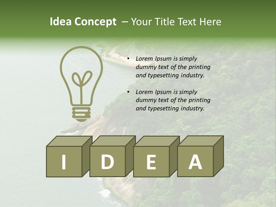 Skyline Water Janeiro PowerPoint Template