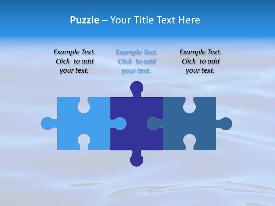 A Blue Water Powerpoint Presentation PowerPoint Template