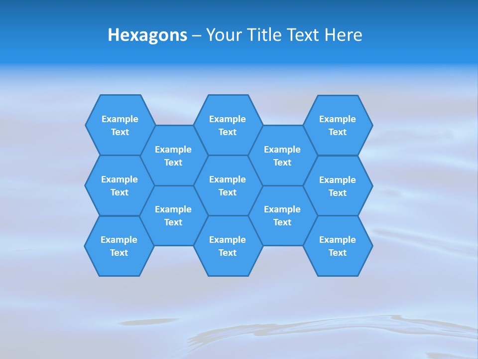 A Blue Water Powerpoint Presentation PowerPoint Template