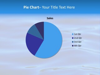 A Blue Water Powerpoint Presentation PowerPoint Template