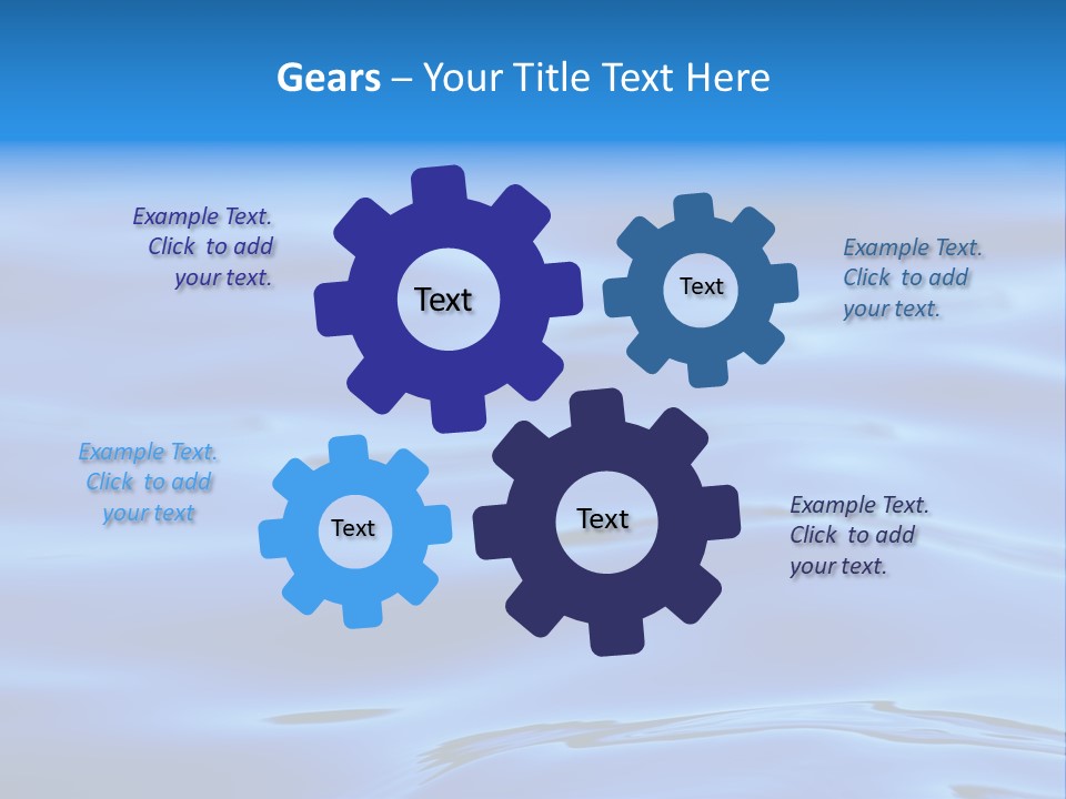 A Blue Water Powerpoint Presentation PowerPoint Template