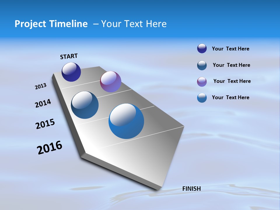 A Blue Water Powerpoint Presentation PowerPoint Template