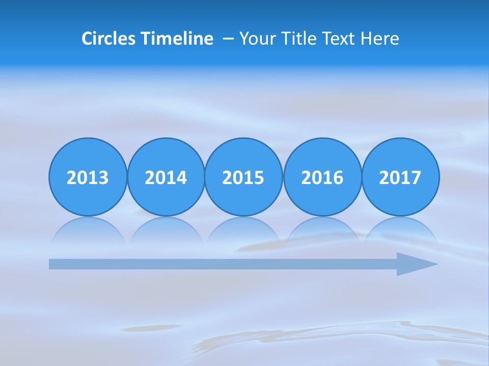 A Blue Water Powerpoint Presentation PowerPoint Template