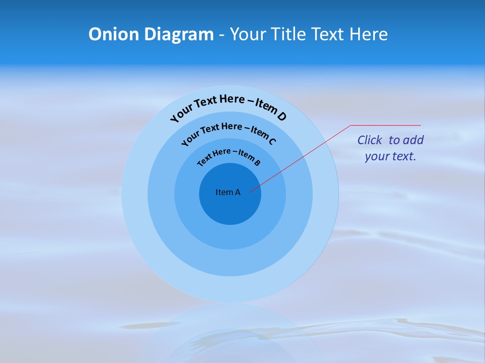 A Blue Water Powerpoint Presentation PowerPoint Template