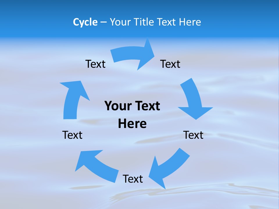 A Blue Water Powerpoint Presentation PowerPoint Template