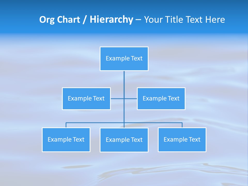 A Blue Water Powerpoint Presentation PowerPoint Template