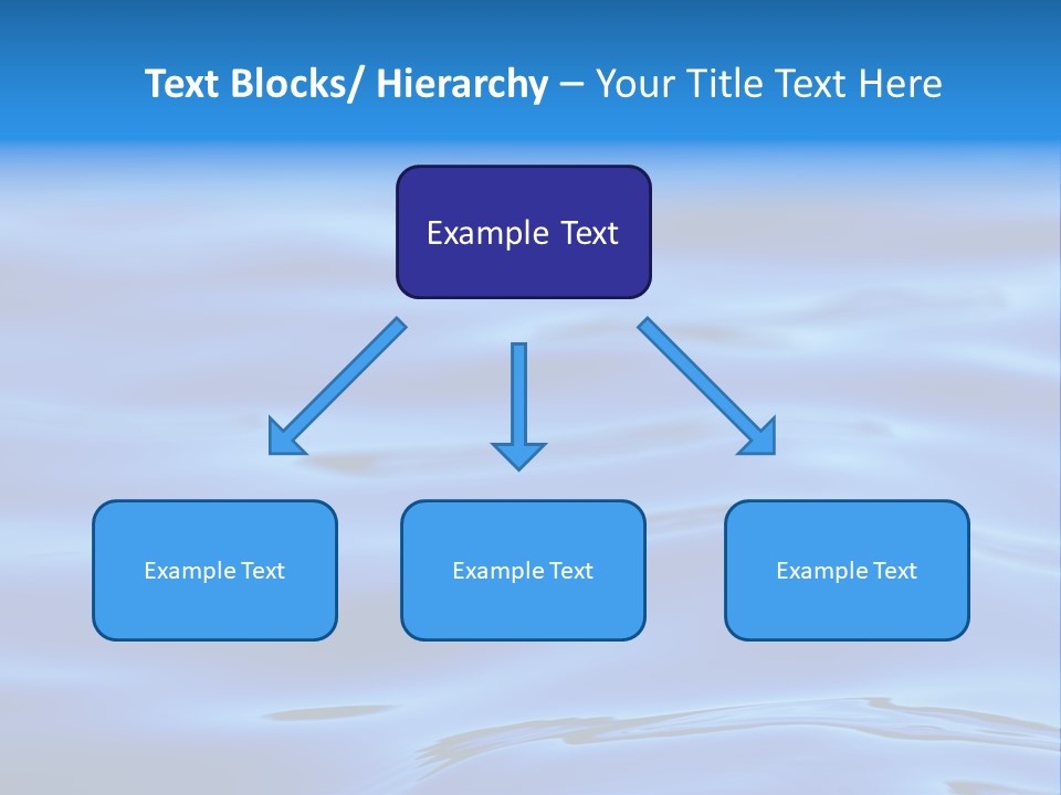 A Blue Water Powerpoint Presentation PowerPoint Template