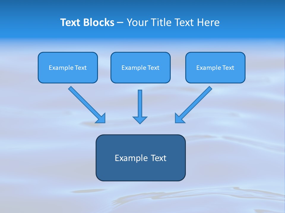 A Blue Water Powerpoint Presentation PowerPoint Template