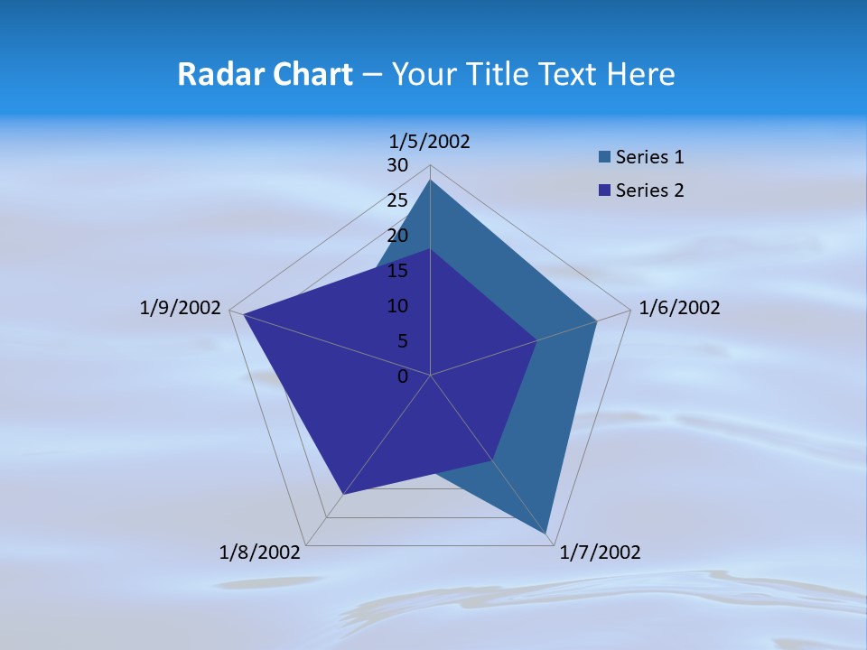 A Blue Water Powerpoint Presentation PowerPoint Template