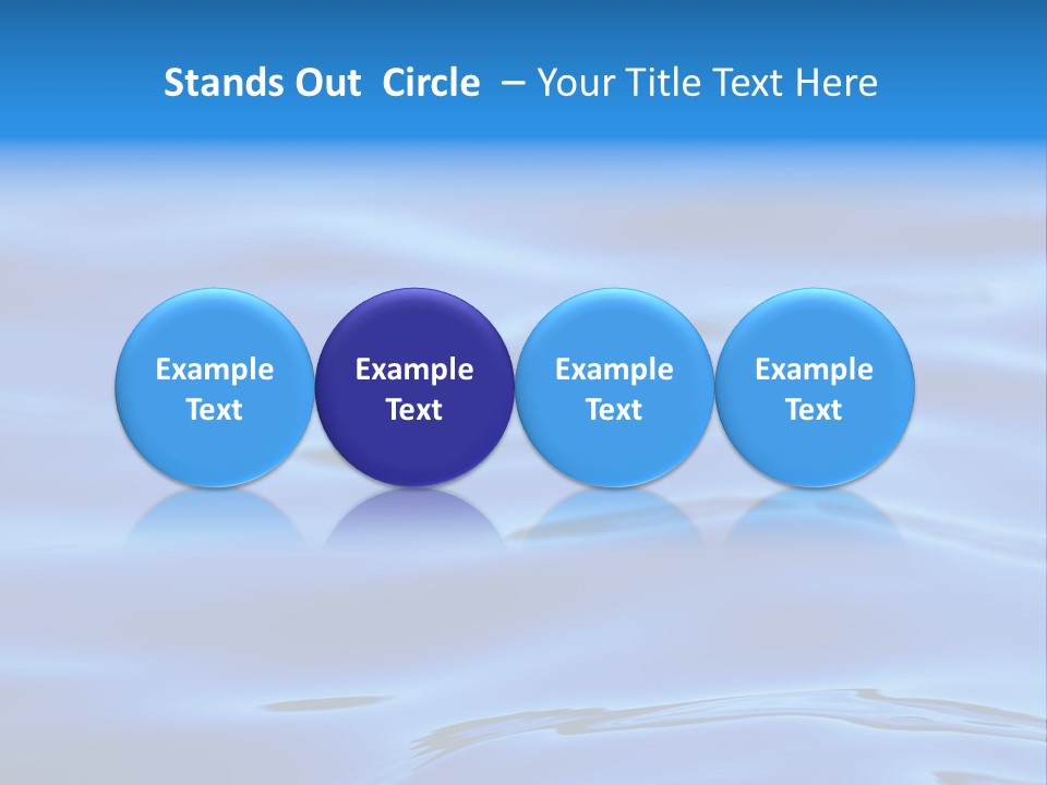 A Blue Water Powerpoint Presentation PowerPoint Template