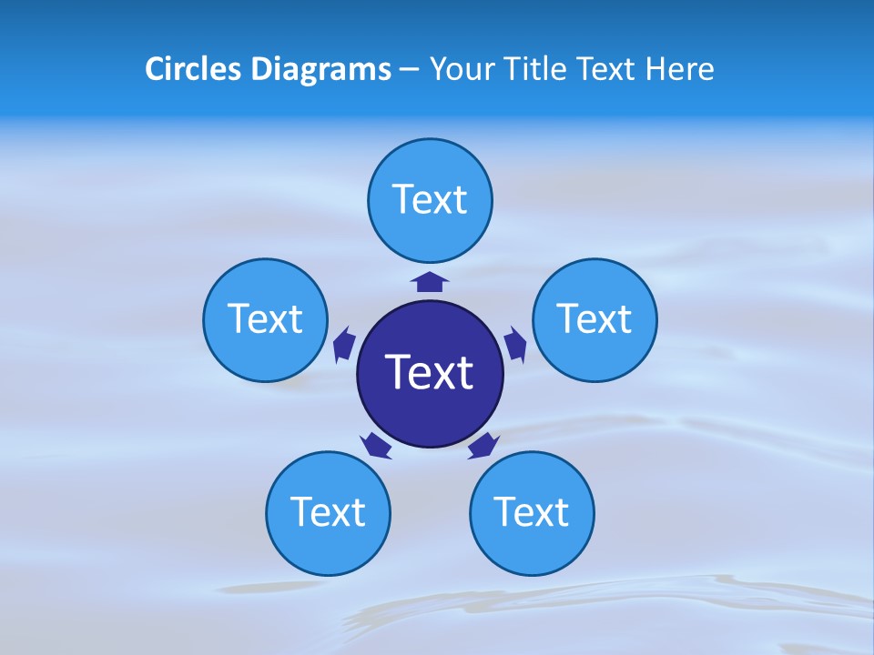 A Blue Water Powerpoint Presentation PowerPoint Template