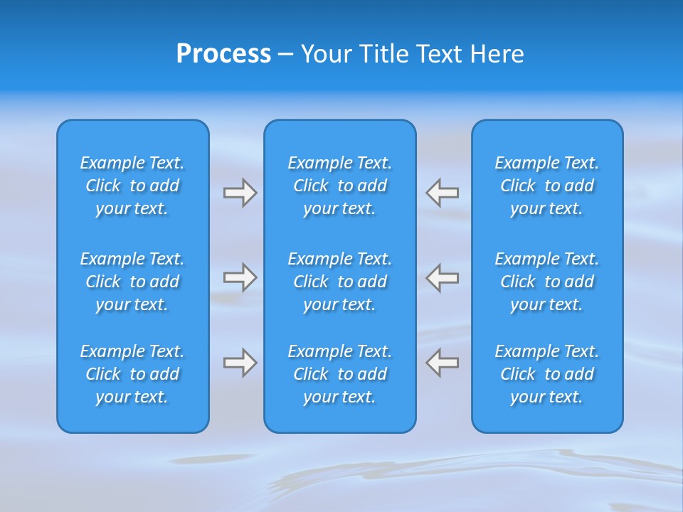 A Blue Water Powerpoint Presentation PowerPoint Template