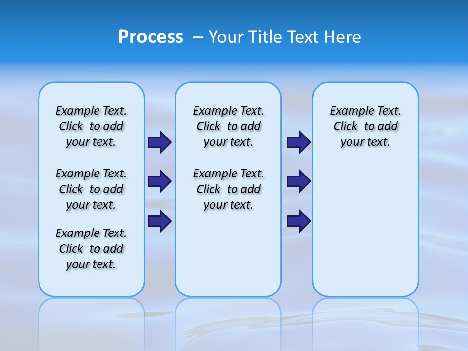A Blue Water Powerpoint Presentation PowerPoint Template