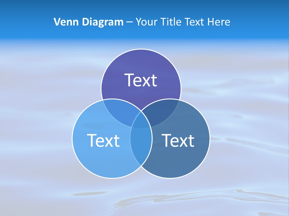 A Blue Water Powerpoint Presentation PowerPoint Template