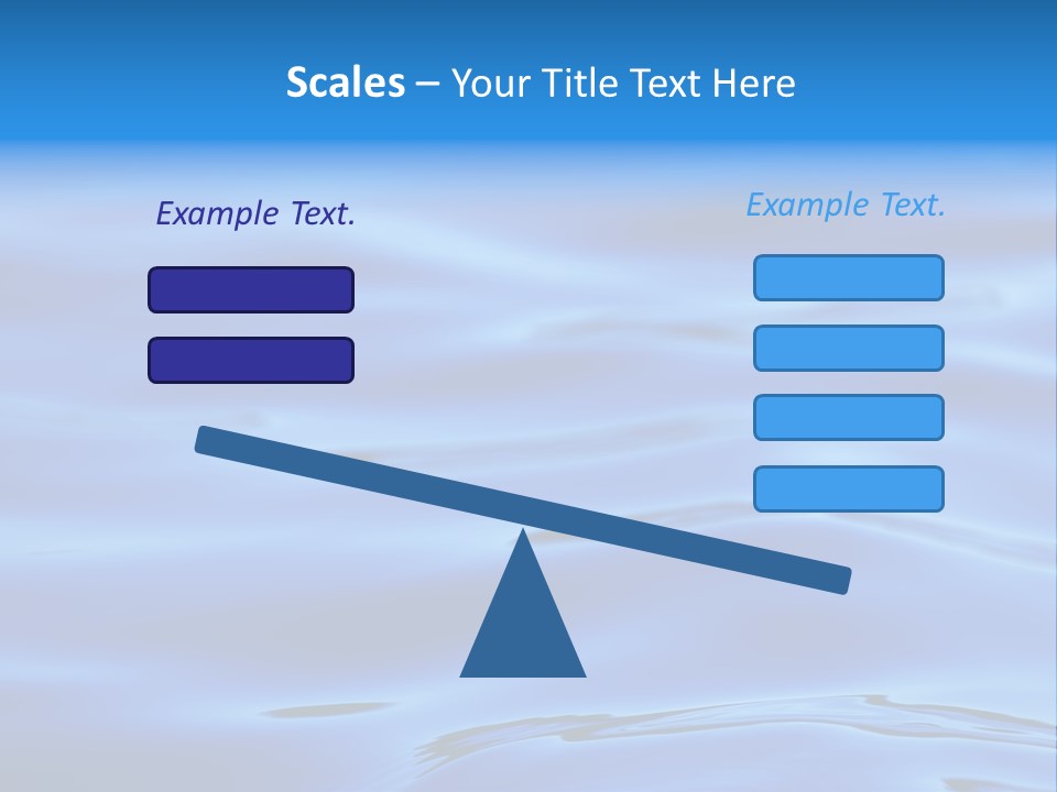 A Blue Water Powerpoint Presentation PowerPoint Template
