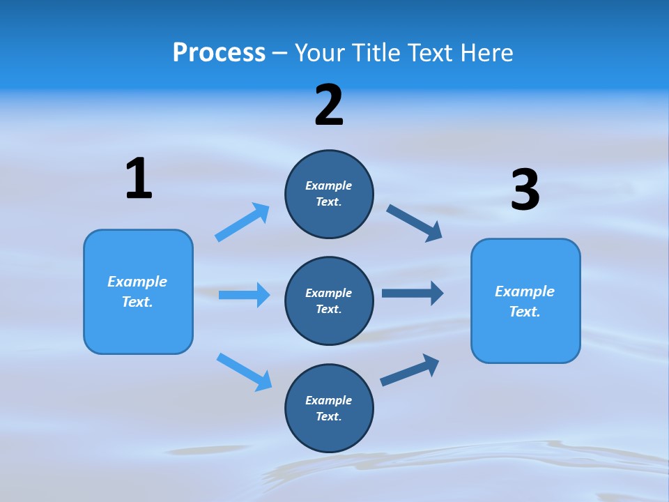 A Blue Water Powerpoint Presentation PowerPoint Template