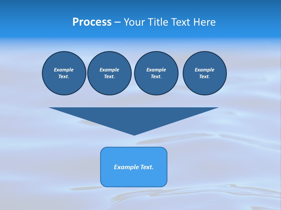 A Blue Water Powerpoint Presentation PowerPoint Template