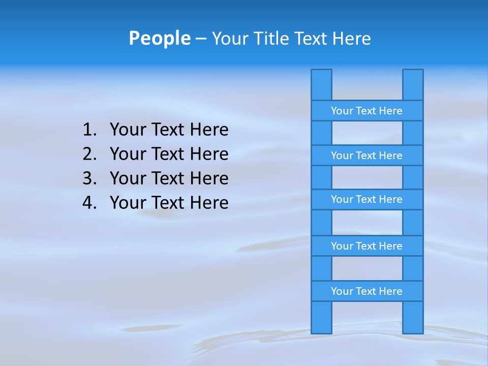 A Blue Water Powerpoint Presentation PowerPoint Template