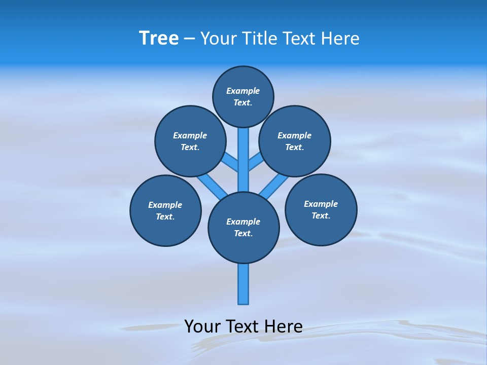 A Blue Water Powerpoint Presentation PowerPoint Template