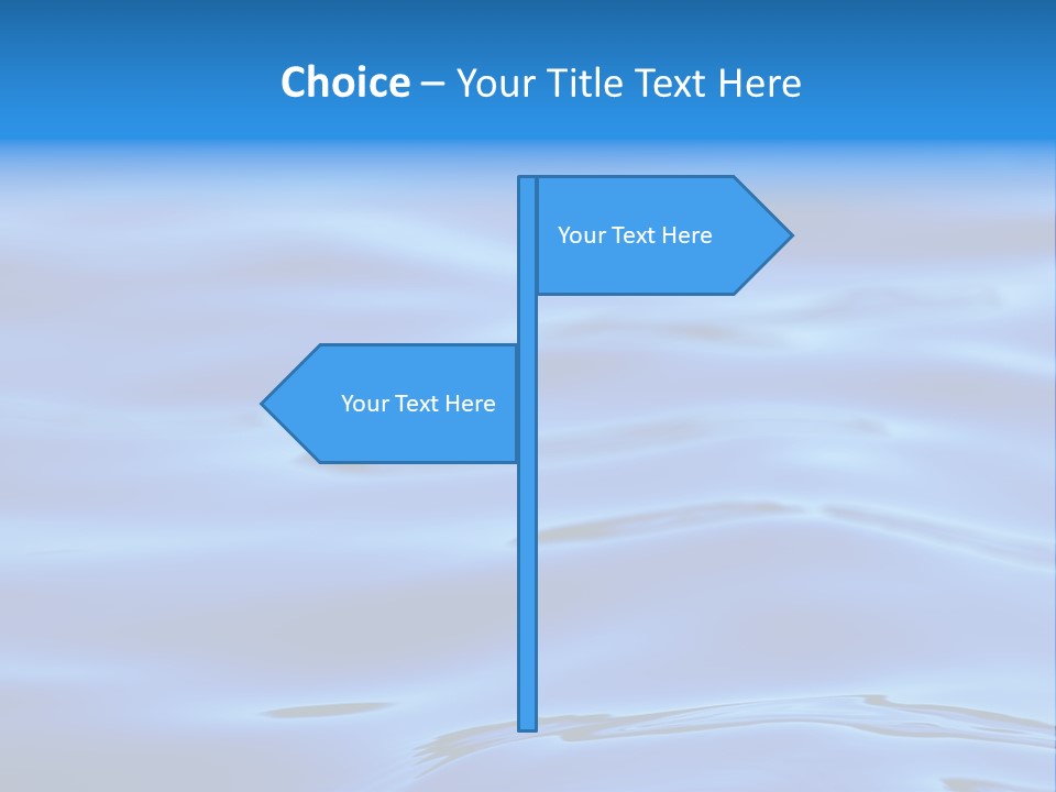 A Blue Water Powerpoint Presentation PowerPoint Template