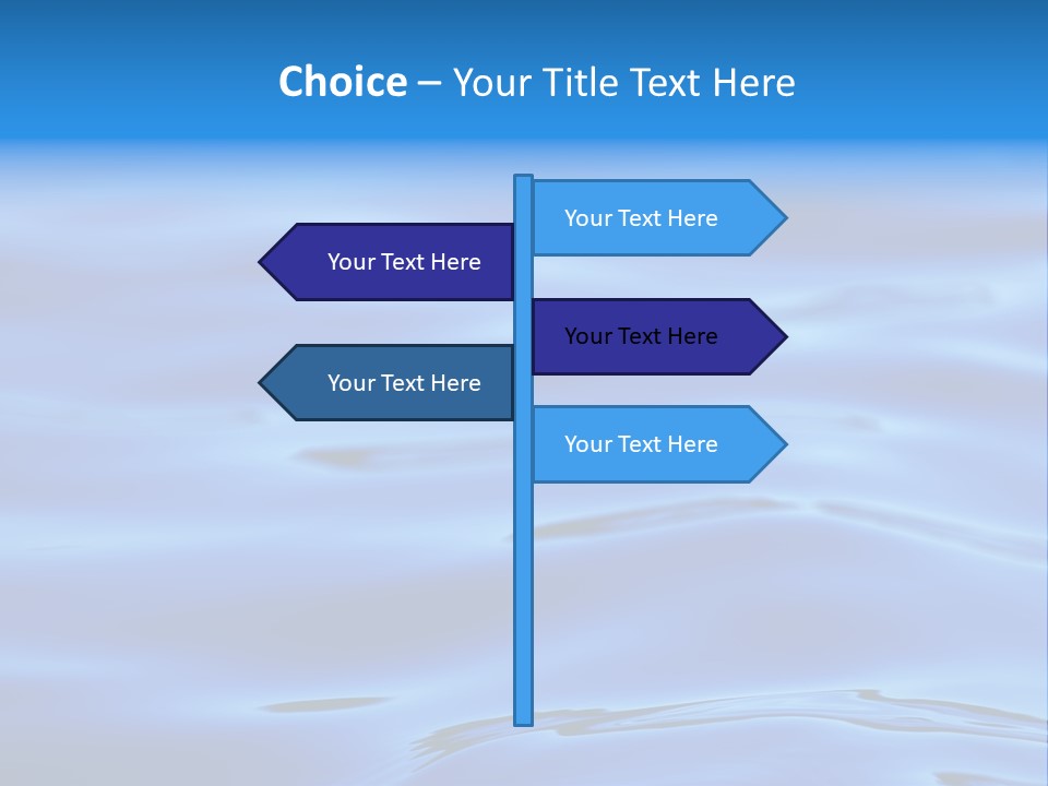 A Blue Water Powerpoint Presentation PowerPoint Template