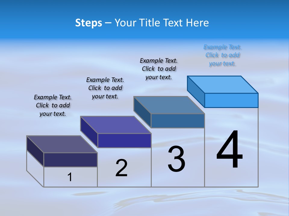 A Blue Water Powerpoint Presentation PowerPoint Template
