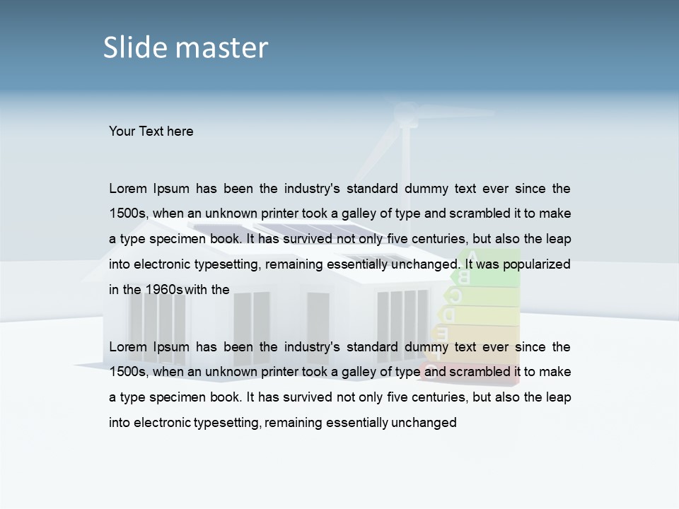 Abstract Ecology Carbon PowerPoint Template