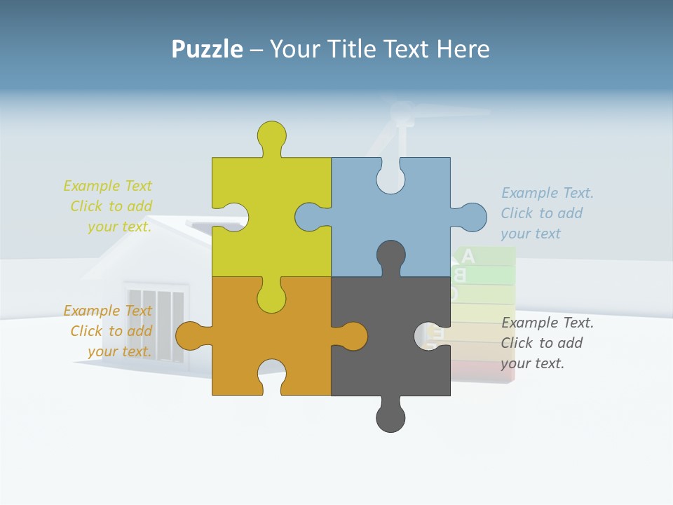 Abstract Ecology Carbon PowerPoint Template